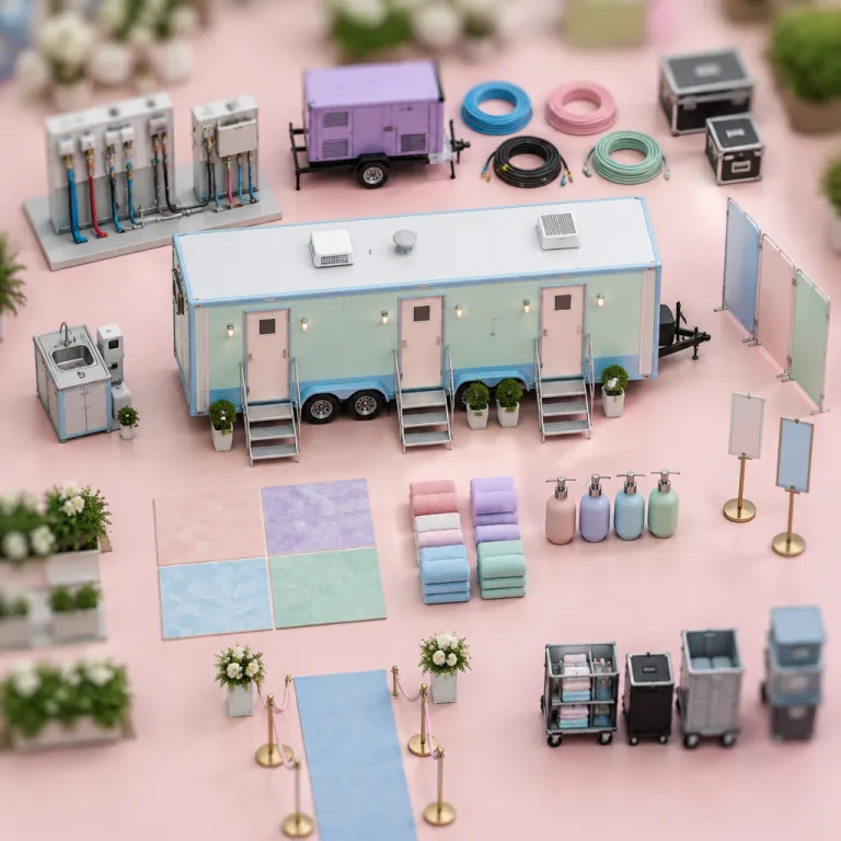 Strategic insights for luxury bathroom trailer operations in high-end MICE venues
